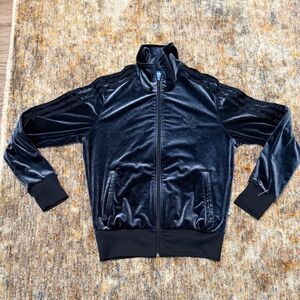 Adidas Black Velvet Utility Jacket